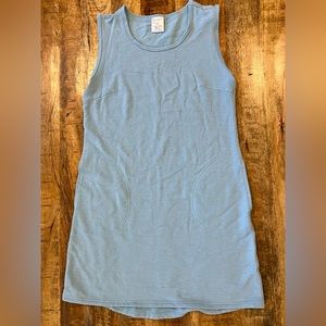 Serra Light Blue Sleeveless Pocket Dress Size Small
